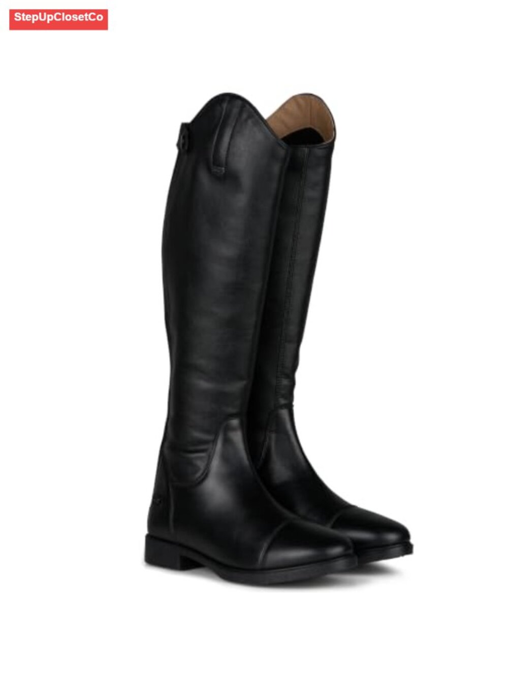Synthetic Leather Equestrian Tall Riding Boots Women Dressage